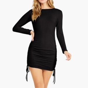 New Shein Black Long Sleeve Dress 4